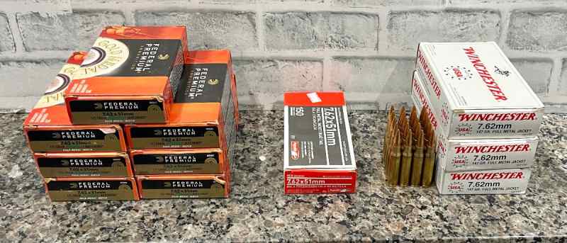 7.62 x 51  (308) ammo 