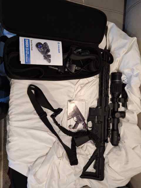 300 Blackout AR w/night scope, new, never shot