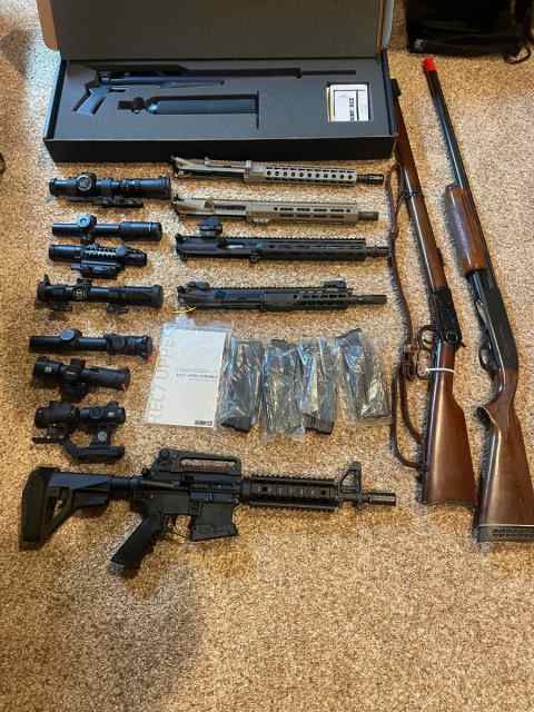 Winchester Colt Barrett leupold nightforce zeiss  