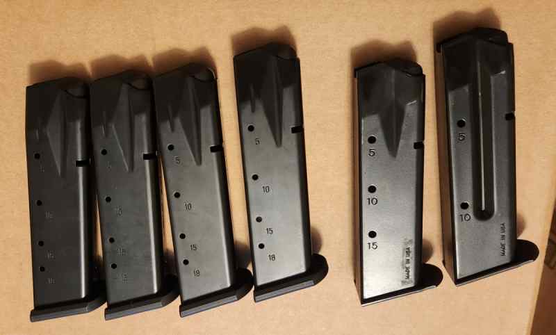 4 New Mec-Gar P226 18 rnd mags 