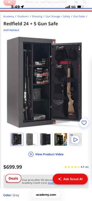 Redfield 29 gun safe