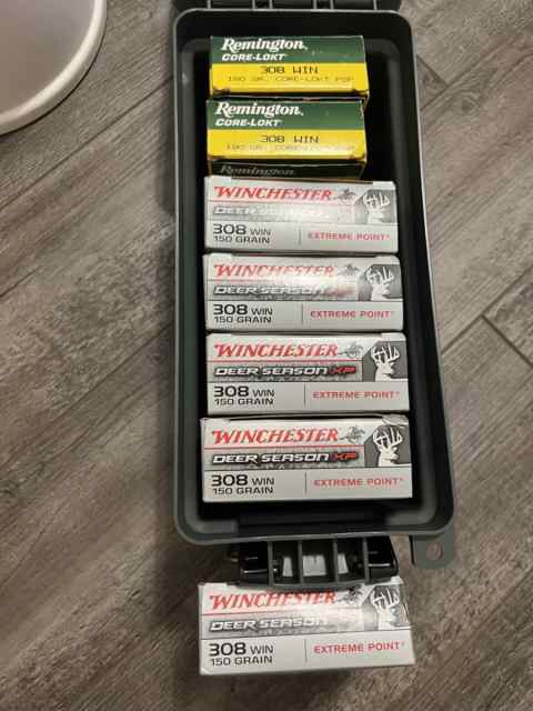 WINCHESTER &amp; REMINGTON 308 AMMO