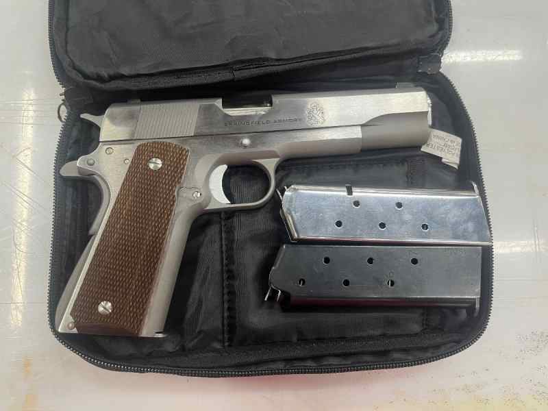 Springfield stainless 1911 mil spec 