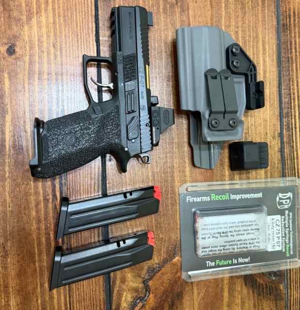 CZ P07 Cajunized &amp; Jagerwerks cut slide 