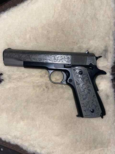 1911 engraved 9mm