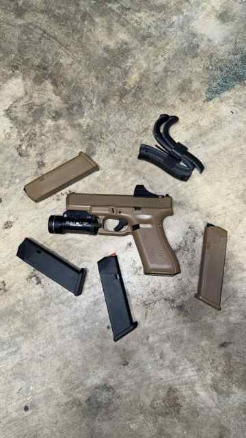 Cerakoted/upgraded Glock 45