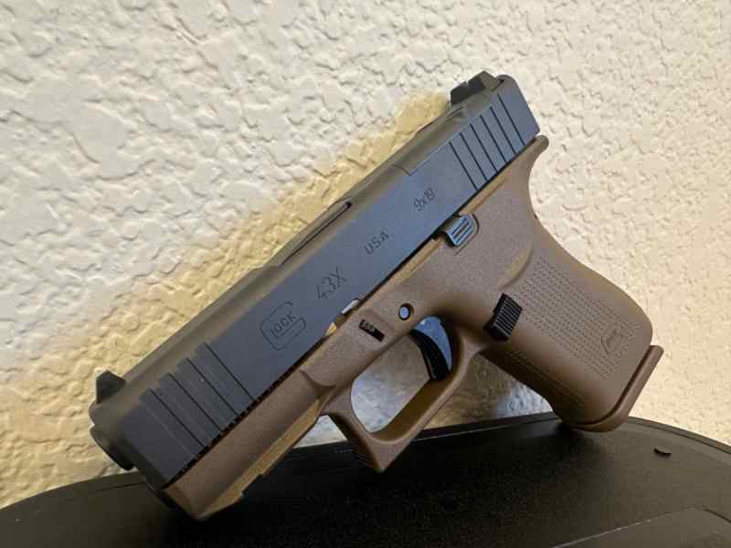 Glock 43X MOS in FDE- 9mm - New In Box