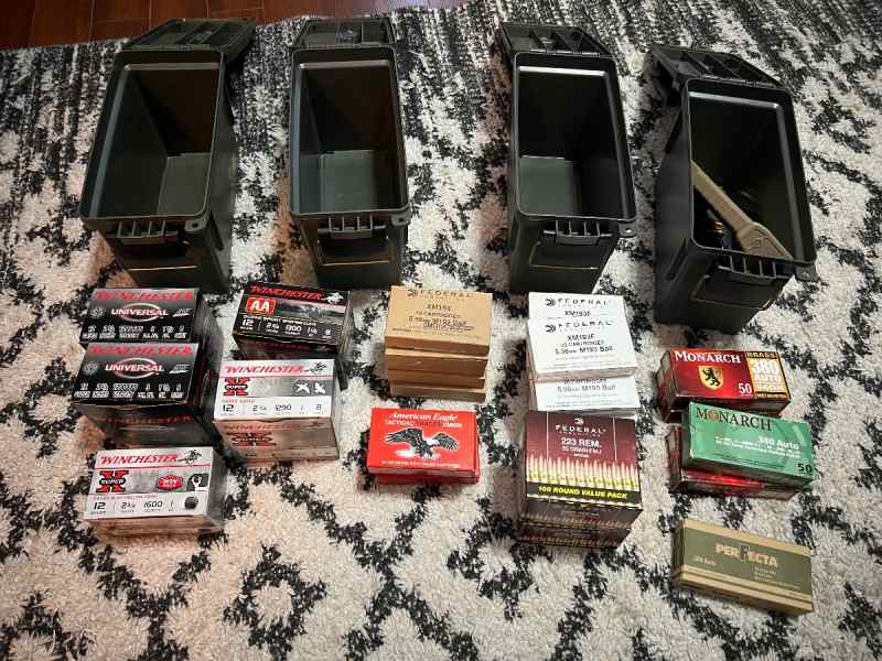 Ammo Lot – 5.56 / 223/ .380 ACP / 12GA