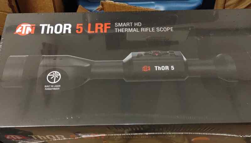 FS or TRADE NIB! ATN THOR 5 LRF WITH QD MOUNT 