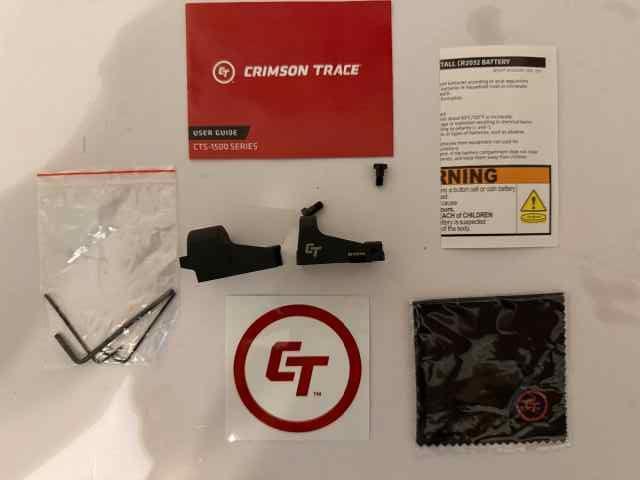 Crimson Trace Red Dot Optic RDS RMSc footprint