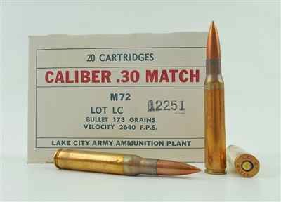 M2 Ball, M2 Ball MATCH, .30 Remington, .30 Carbin