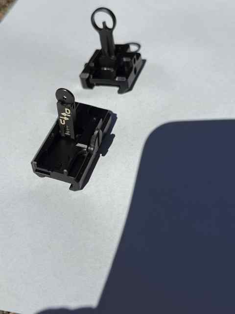 German HK 416/MR Folding Sights 