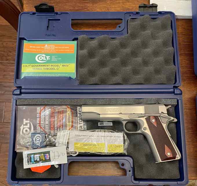 Colt 45acp National Match Stainless 
