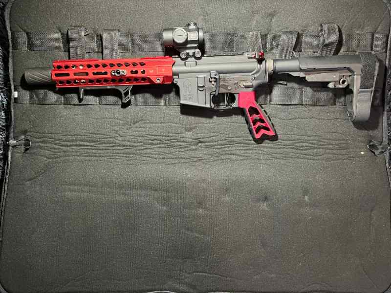 11.5&quot; AR Pistol w/ Spike&#039;s Tact, Strike Ind, &amp;more