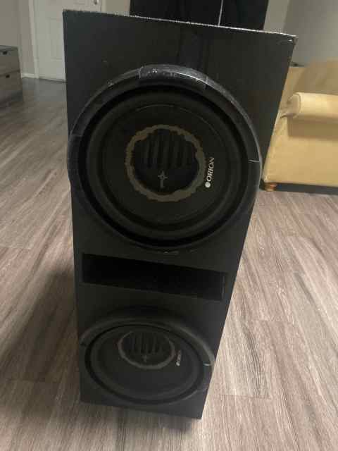 orion double speaker box