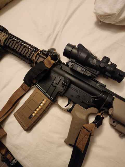 Full rifle or parting out optics and upper 