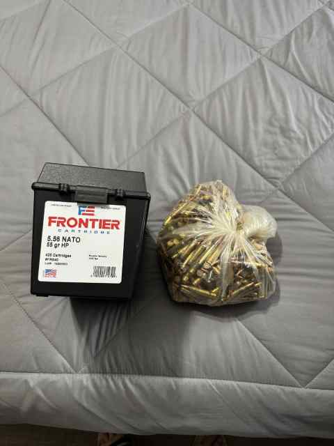 840 rd 55gr HP Frontier 5.56 NATO $.45/rd