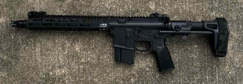 AR Pistol 11.3”  6.8mm SPC,Wilson Combat, Geissele