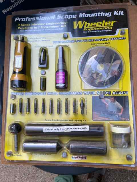 Wheeler Manufacturing Scope Mounting Kit