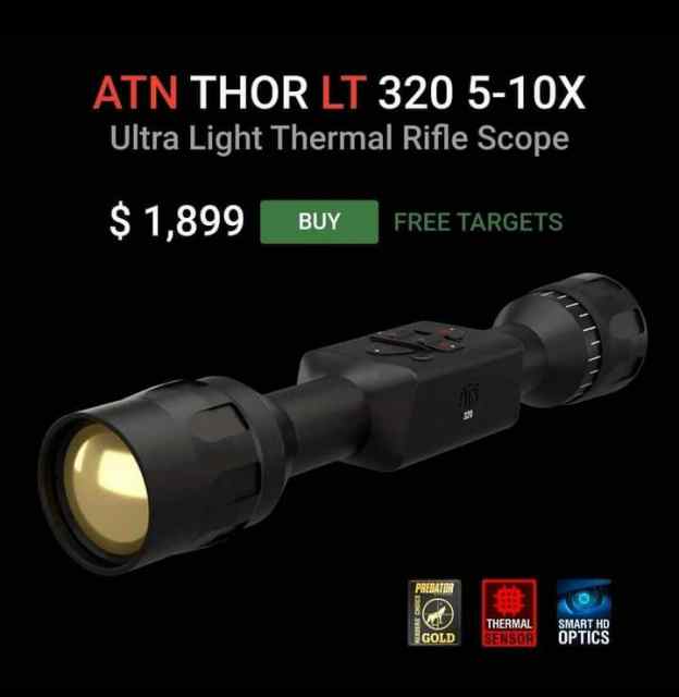 PRICE REDUCE $800 Brand New ATN 320 5x10 Thermal 