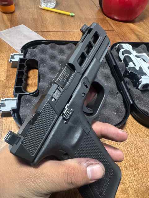 Complete Zaffiri precision Glock 19 Gen 5 slide