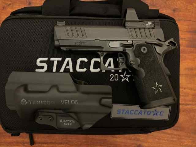 2024 Staccato C with DPP, Tenicor Holster, 6 Mags