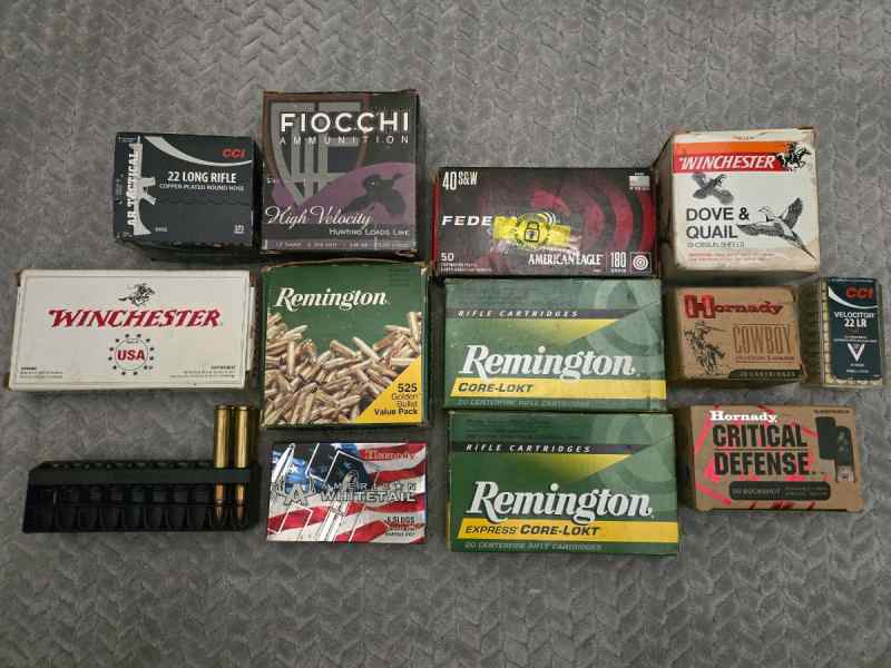 Ammo. Most are new in box.