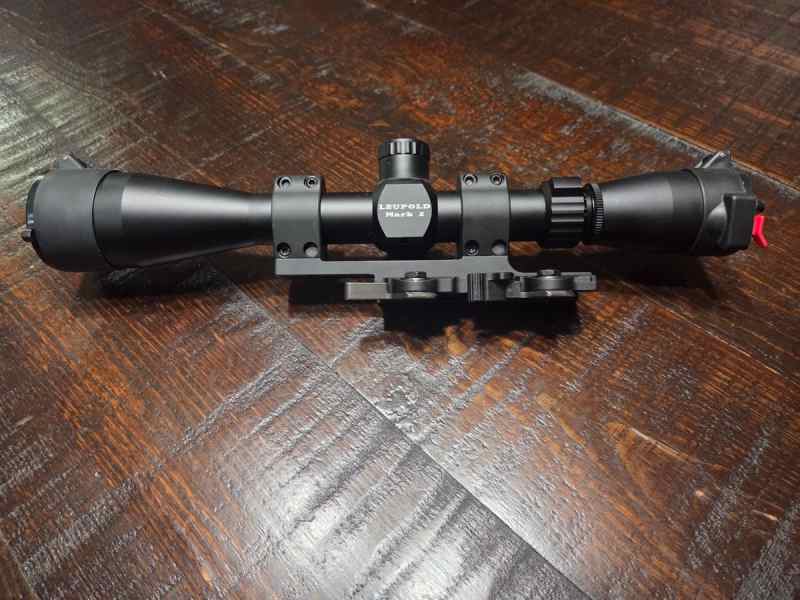 Leupold Mark 2 3-9x Mil-dot with Larue QD Mount