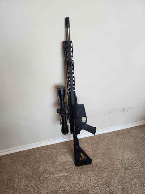 Psa ar10 308 with primary arms scope wtt/wts