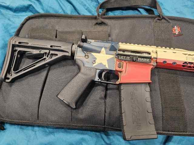 Black Rain Spec 15+ 556 16&quot; Rifle Texas State Flag