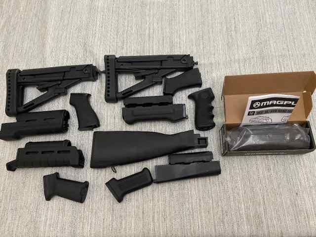 Lot of AK, Yugo, Magpul Furniture 