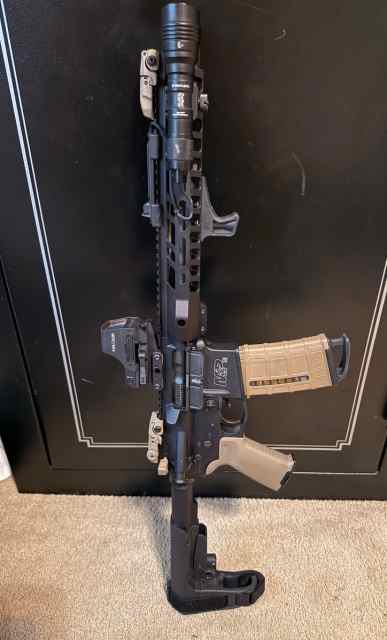 Smith and West AR pistol width upgrade