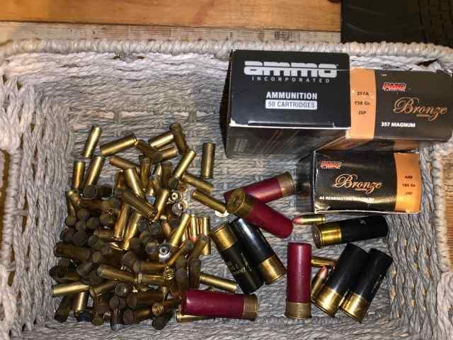 Brass and 00 Buck 12 GA Rounds 