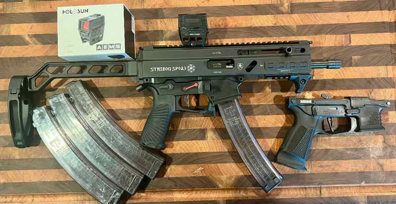 Stribog SP9A3 9mm Lingle Industries AEMS