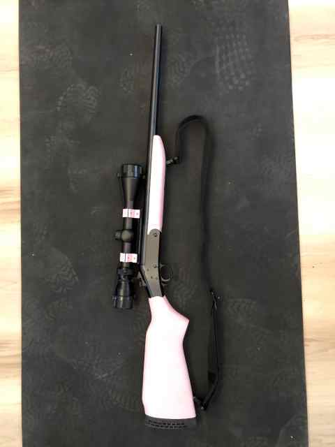 Pink NEF Handi-Rifle in 243