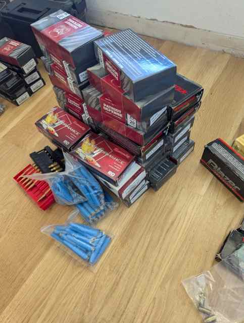 Ammo lot: 780 rds 308, 450 rds 9mm, 240 rds 223