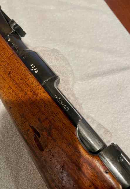 German WW2 scarce G98/40 8mm mauser