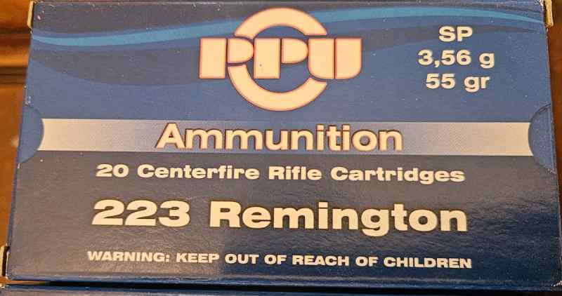 Cleaning off my ammo shelf - Asst .223 Ammo 520 Rd