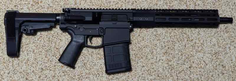.308 Winchester AR10 12.5 Pistol NOT an SBR