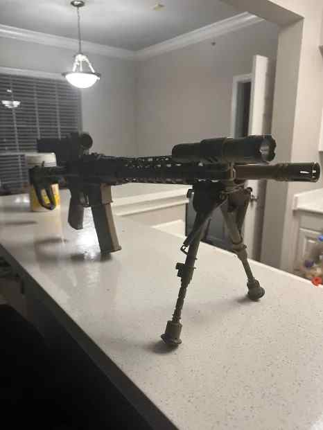 Fully built Camo AR15