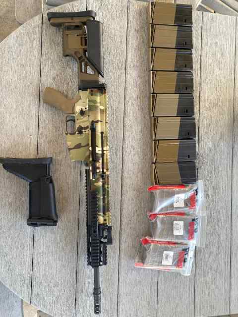 FN Scar 17 multicam DMR NRCH