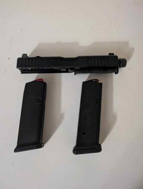 Glock slide assembly, suppressor ready. 