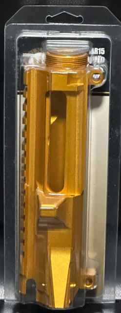 Gold Anodized Billet AR-15 Upper Receiver (NEW)