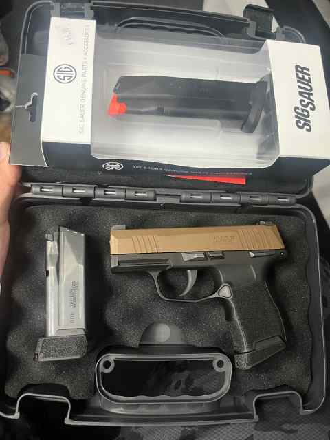 Sig Sauer P365 NRA 3 Mags &amp; Case 