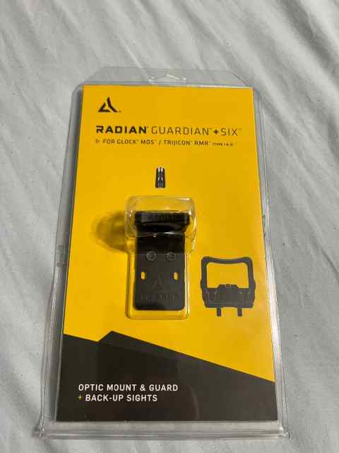 Radian Guardian Optic Mount and Back Up Sight Comb