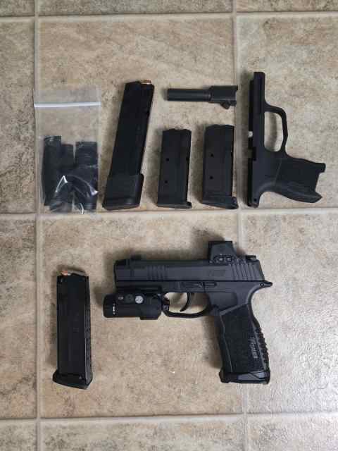 Glock 19 gen 3 clone ported/ glock 43x mos 